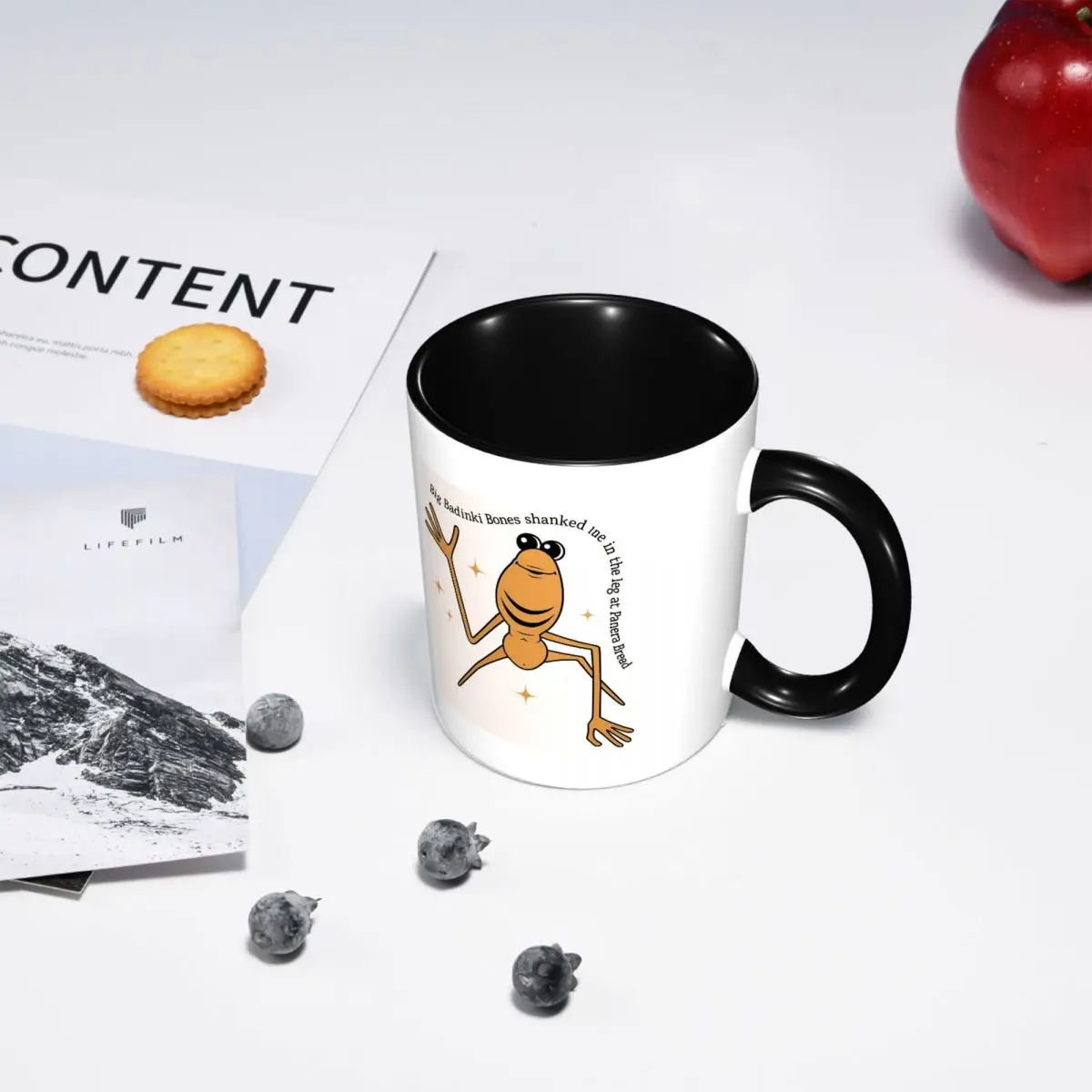 Marcus The Worm Robert Help Meme Brain Rot Mug Funny Ceramic Coffee Cups Tea Mugs Milk Cup Drinkware Gifts for Woman Man