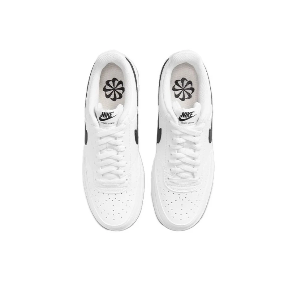 Original Nike Court Borough Unisex Women Men Skateboarding Shoes Non-Slip Low Top Comfortable White Sneakers Shoes DH2987-103