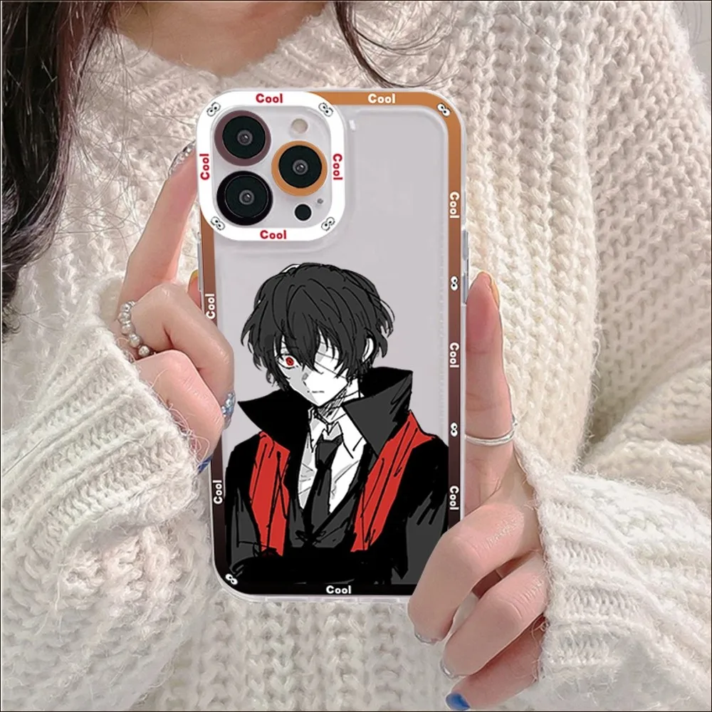 Anime Bungou Stray Dogs Dazai Osamu Phone Case For iPhone 14 13 12 11 Pro Max XS X XR SE 2020 6 7 8 Plus Mini Protective Cover