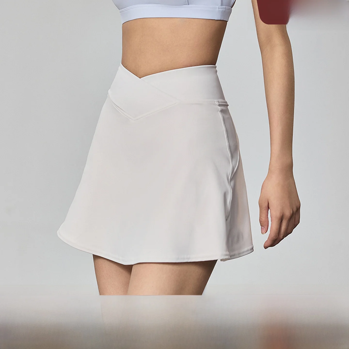 

Mitaogirl Women's Fitn Yoga orts Skirt High Waist Cross Waist Slimming Summer Sportswear Casual Faion ort Skirt