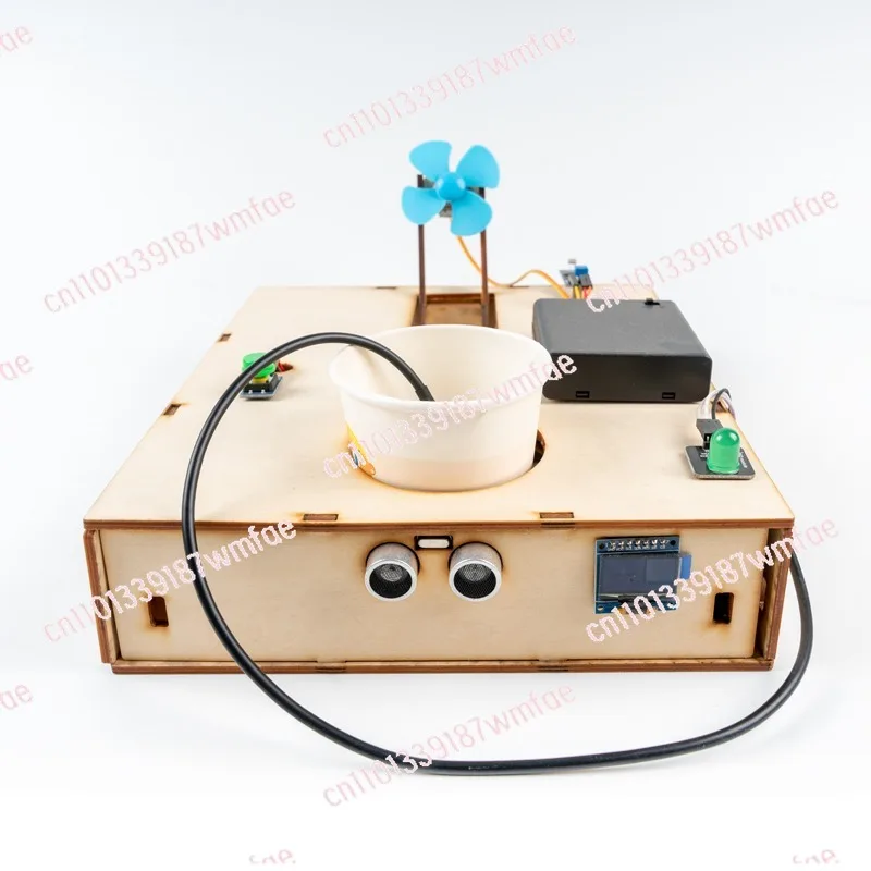 Smart life assistant, temperature sensor to measure water temperature  screen display, technology competition