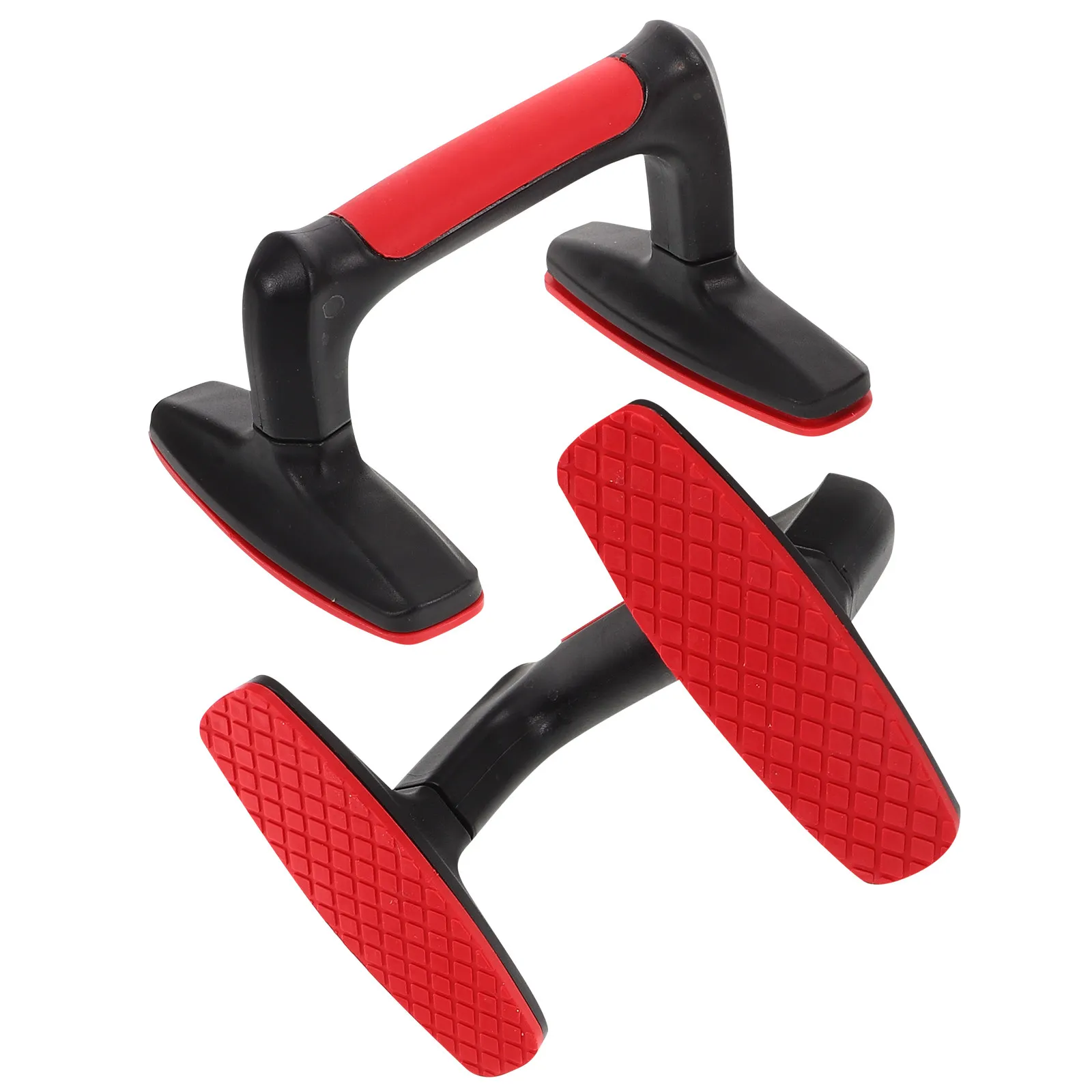 2Pcs Push Up Bars Plastic H Shaped Handle Stands for Floor Home Workout Gym Fitness Equipment Push Up Stands Handles