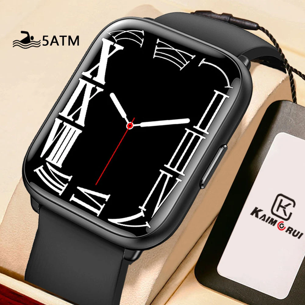 KAIMORUI 2023 New Smart Watch Men IP68 5ATM Waterproof Outdoor Sports Fitness Tracker Health Smartwatch Women for Android IOS