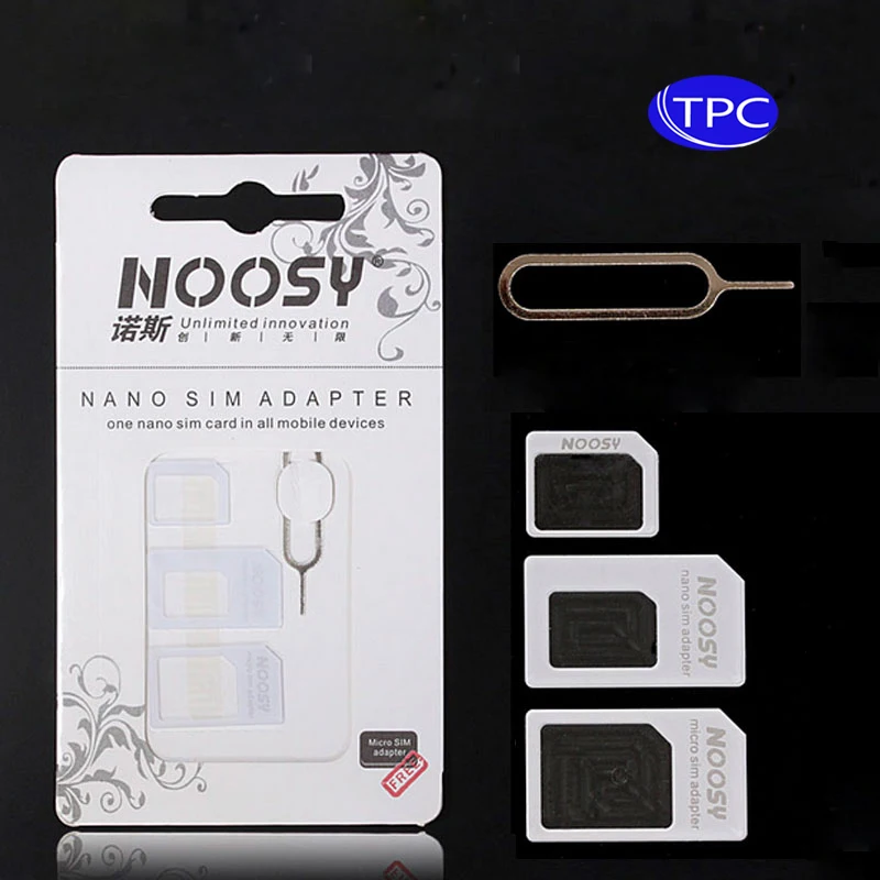 TPC 4 in 1 Convert Nano SIM Card to Micro Standard Adapter For iPhone for Samsung 4G LTE USB Wireless Router