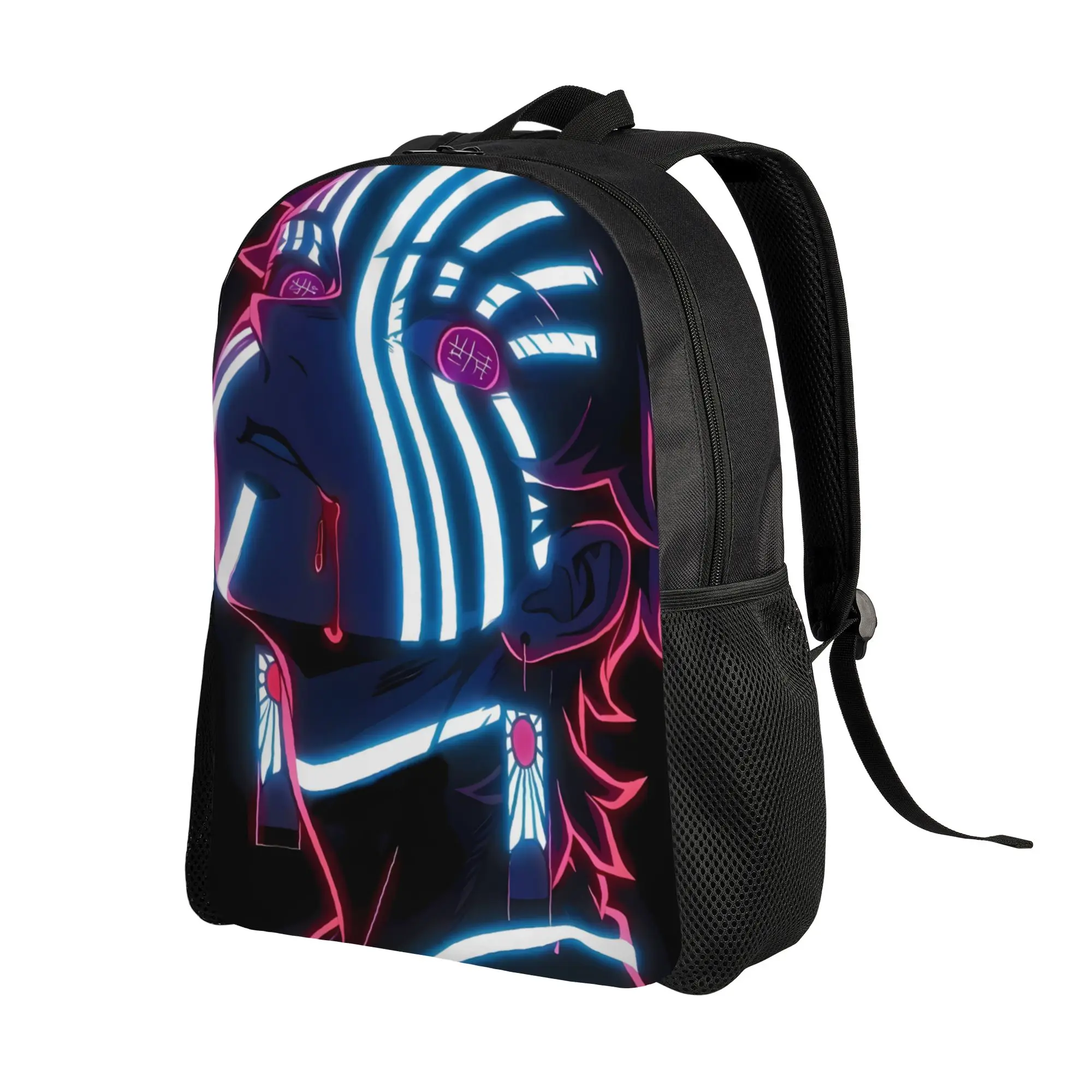 1Piece Demon Slayer Bookbag Akaza Backpack New Semester Begins