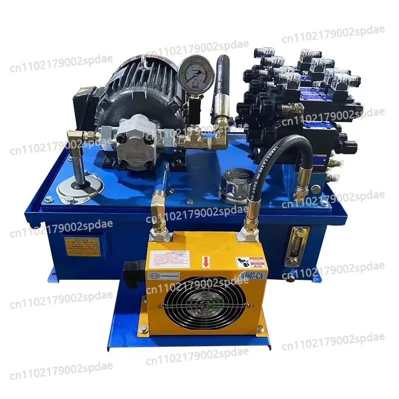 Excavator Hydraulic Power Pack Heavy Duty  Pump Module 220V Industrial Unit Hydraulic Station