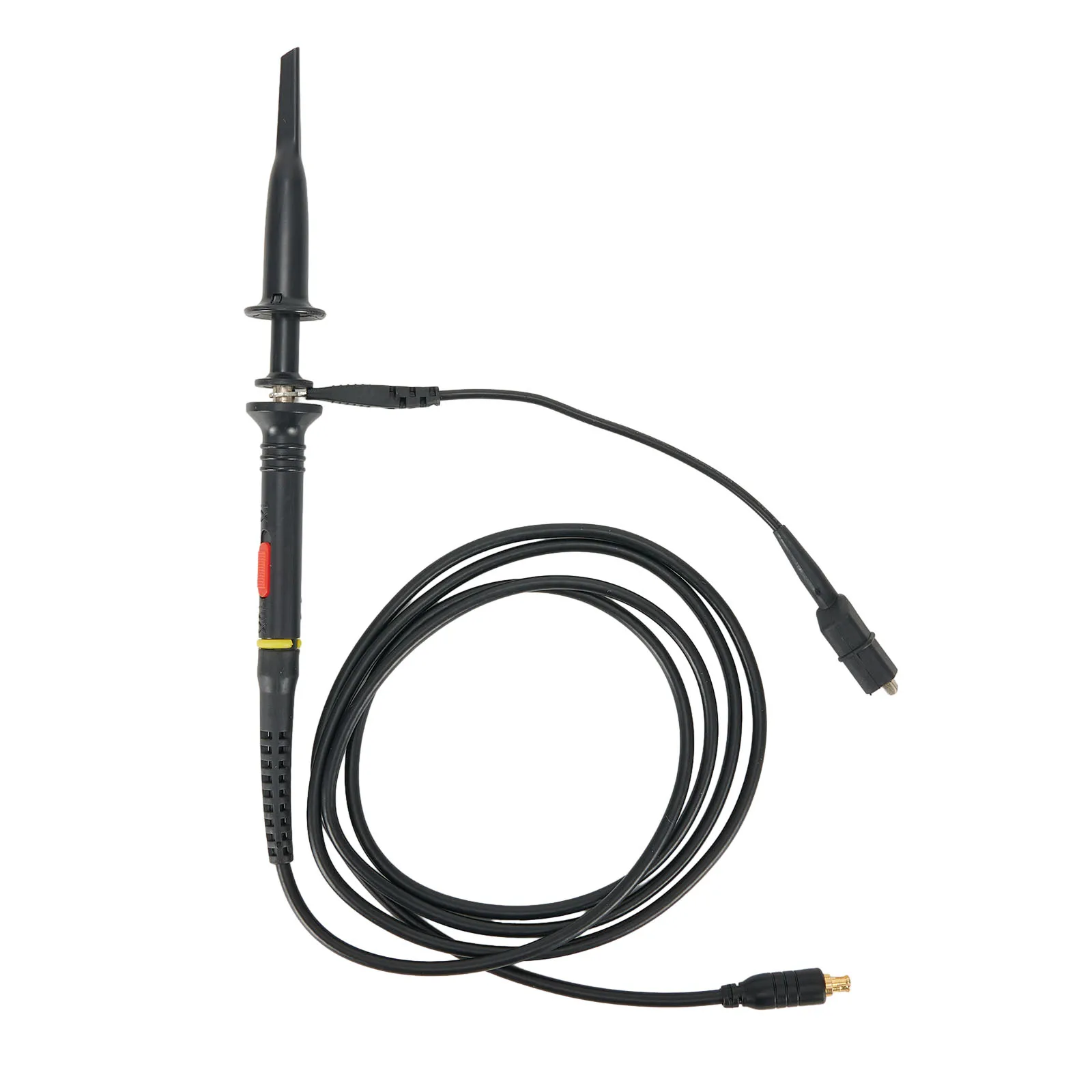 

Clip Oscilloscope Probe For Portable Oscilloscope 5.8ns 60MHz MCX-B Marking Ring Probe Hook Rubber Protective Cap