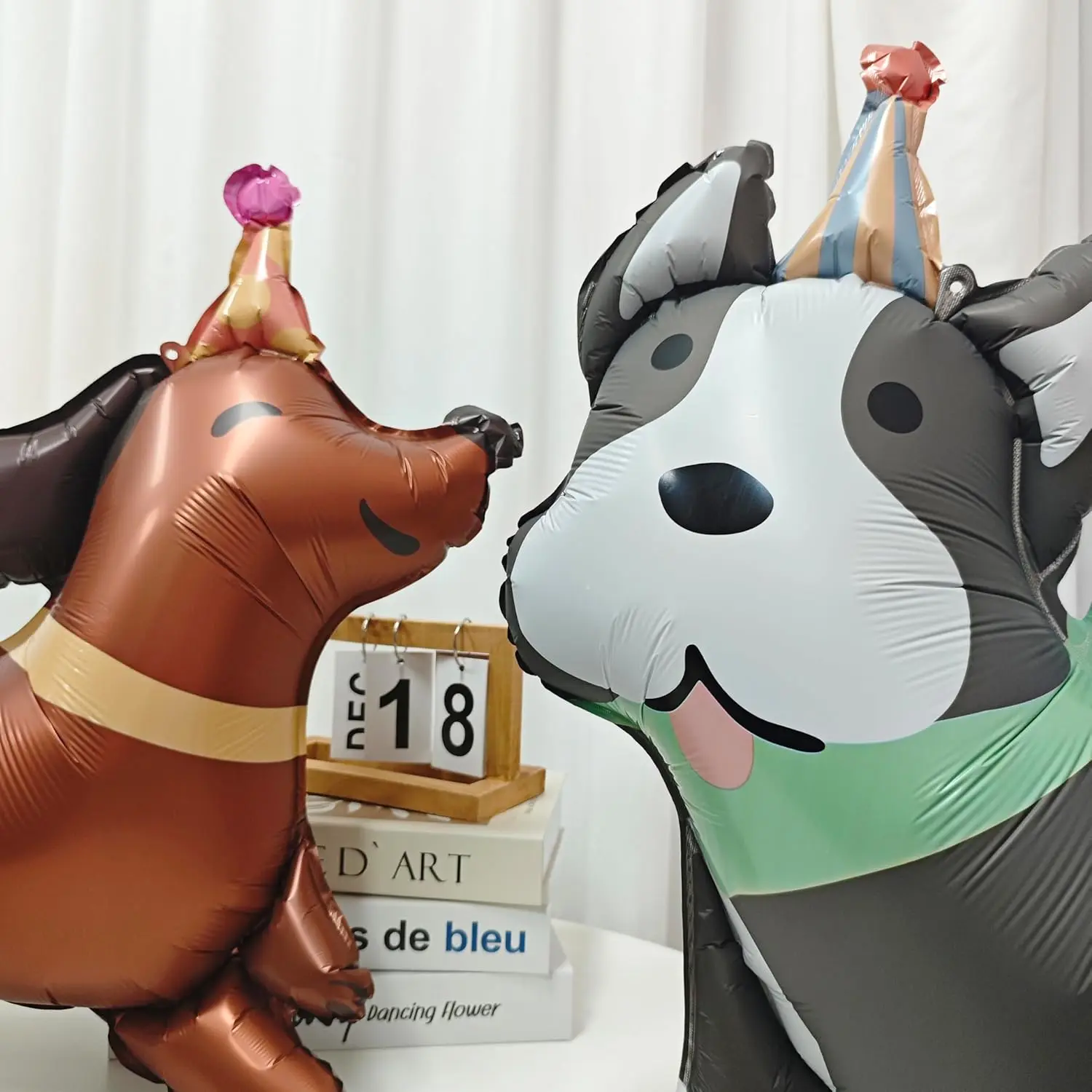 4-Tier-Hundeballons aus Aluminiumfolie, niedliches Hundethema, Geburtstag, Jubiläumsdekoration, Dusche, Haustierparty-Dekoration – Detail 4