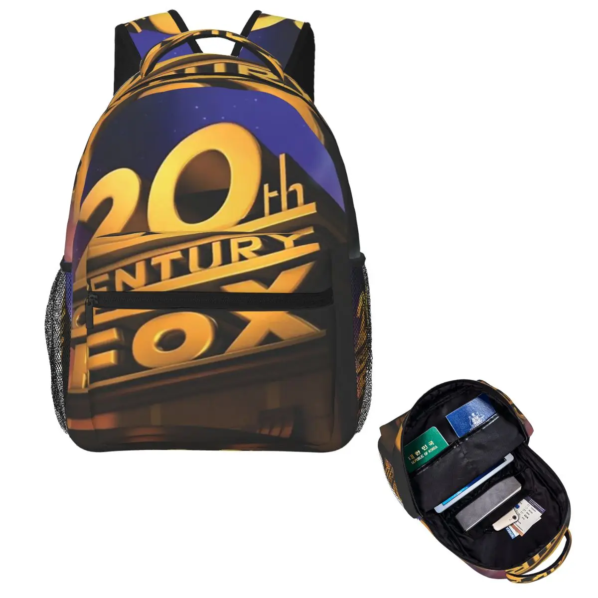 

20th Century Fox Classic Backpack Hot Sale Daypack Large Capacity Kids BookBag School Bag Shoulder Bags for Men Women