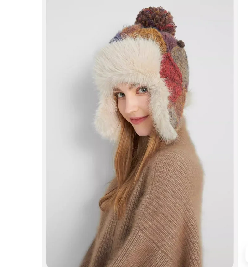 bonnet-tricote-pour-femme-pour-l'automne-et-l'hiver-epaissi-et-chaud-bonnet-en-laine-dopamine-pour-l'hiver