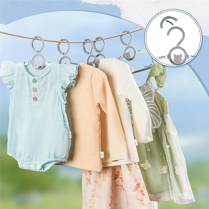 

Children Hanger Adjustable Hanger Anti-Skid Clothes Hanger