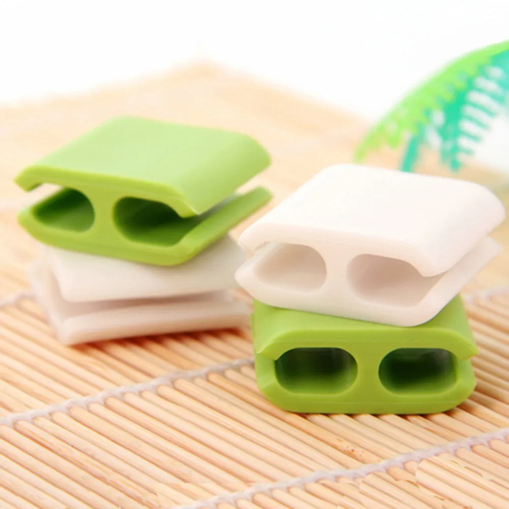 

6Pcs Silicone Cable Clips Power Cord Organizers Desktop Wire Holders Cable Management for Charging USB Audio Cords