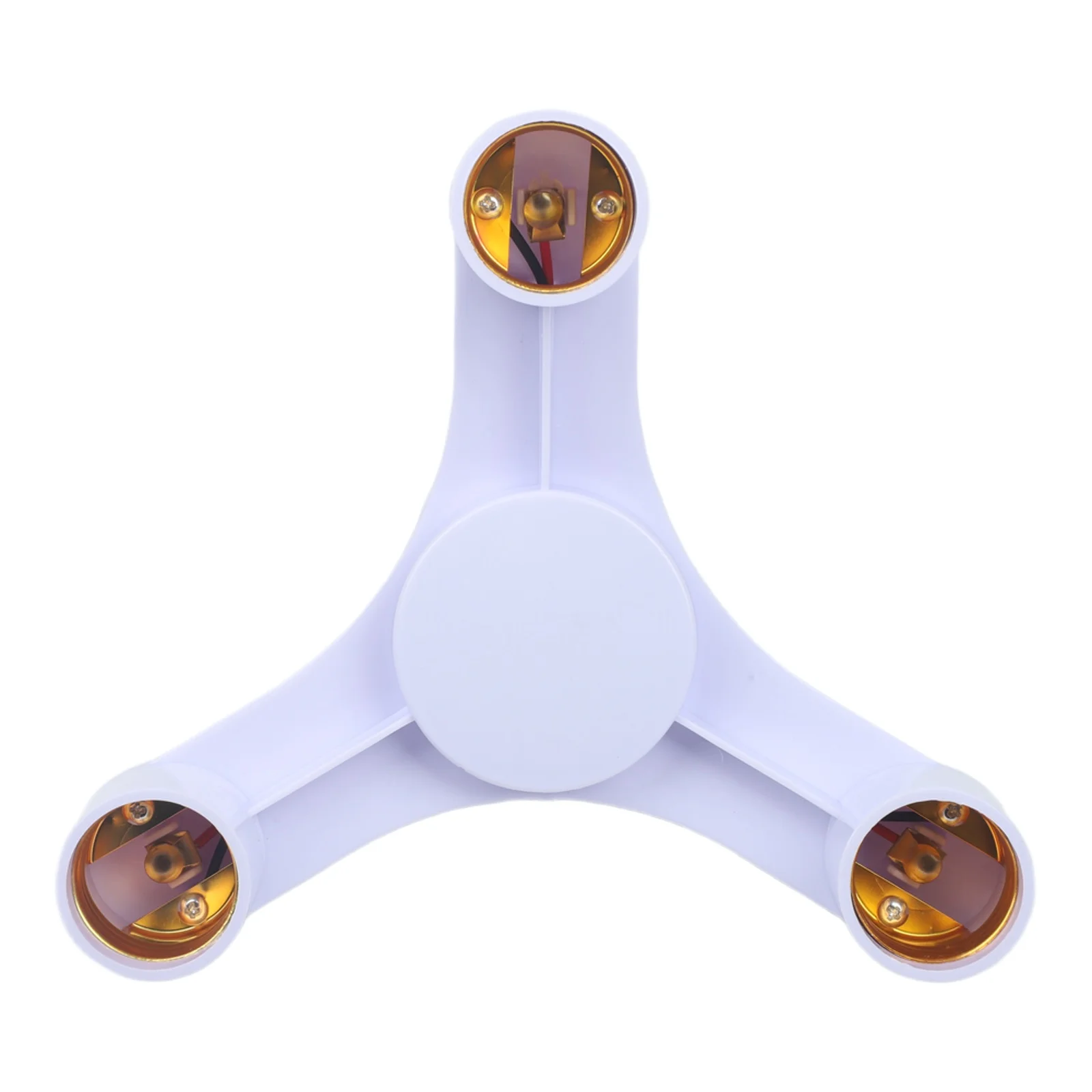 E27 Socket Splitter with Three Independent Outputs for Flexible Directional Lighting in Various Indoor Environments