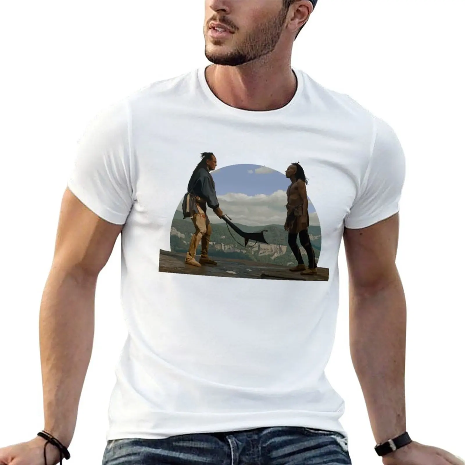 

Last of the Mohicans T-Shirt t shirts for man pack cotton t shirt for man 100 percent cotton T-Shirt