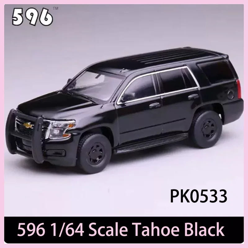 

596 1/64 Scale Tahoe Black 123# Alloy Simulation Car Model Static Collection Decorated Holiday Gifts Toys Souvenir Gift