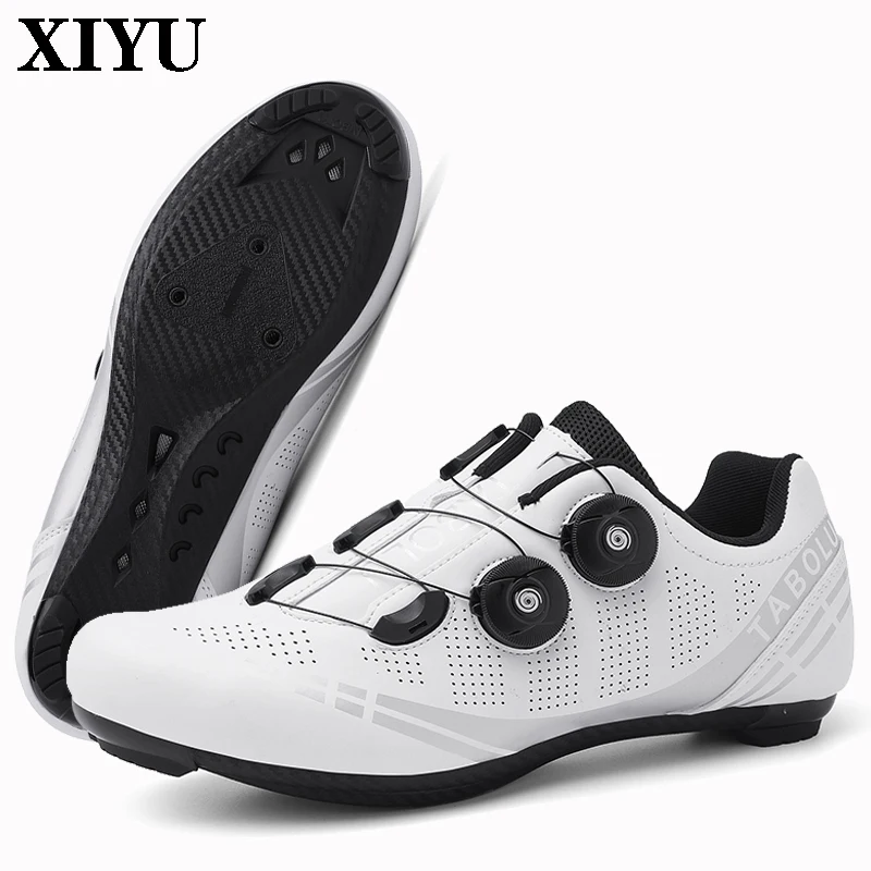 

XIYU Men's Mountain Bike Shoes Large Size 47# MTB Competition Off-road Mountain Bike Sports Road Bike Flat Shoes Cycling Shoes