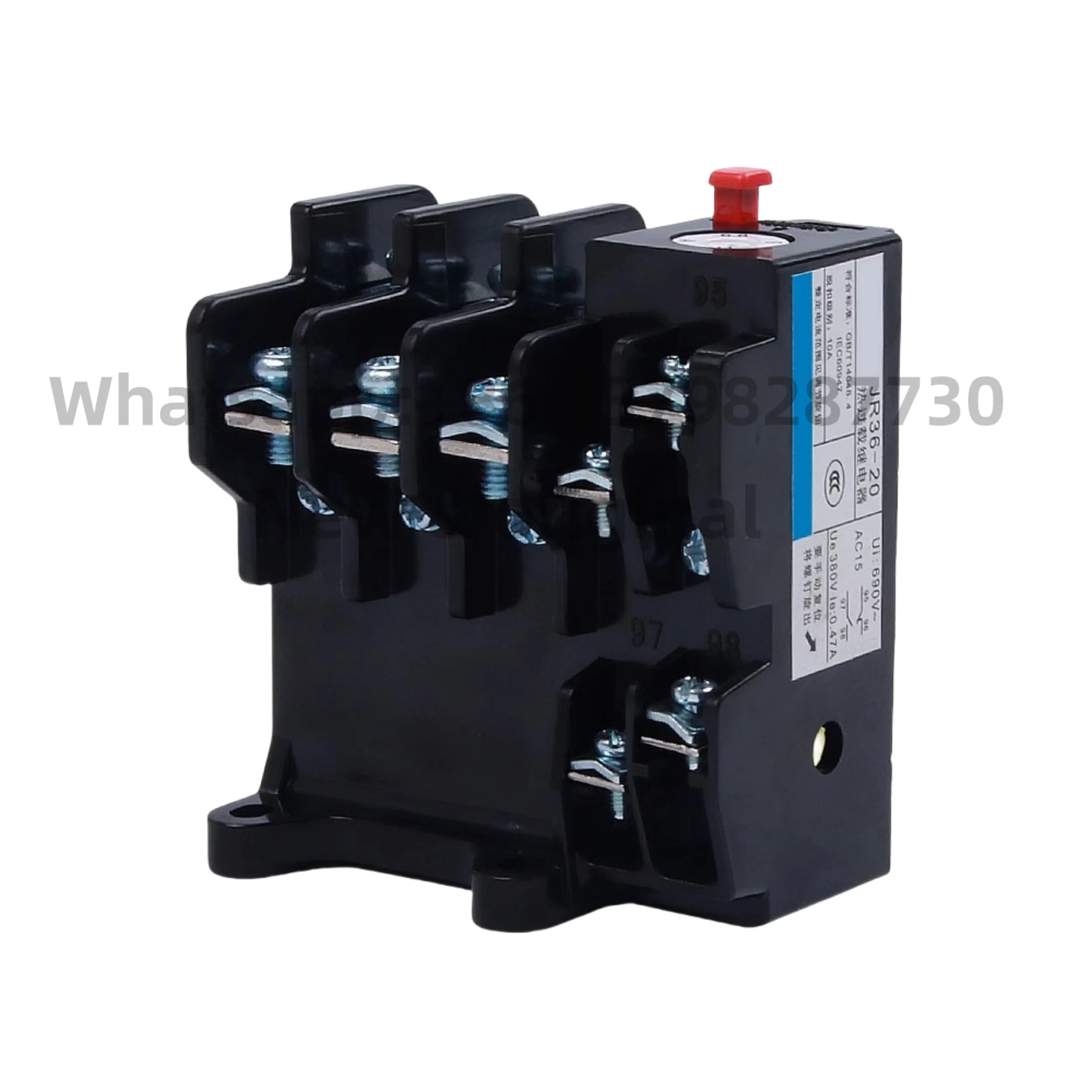 New original Thermal overload relay JR36-20 overload phase failure protection 10A 16A 20A