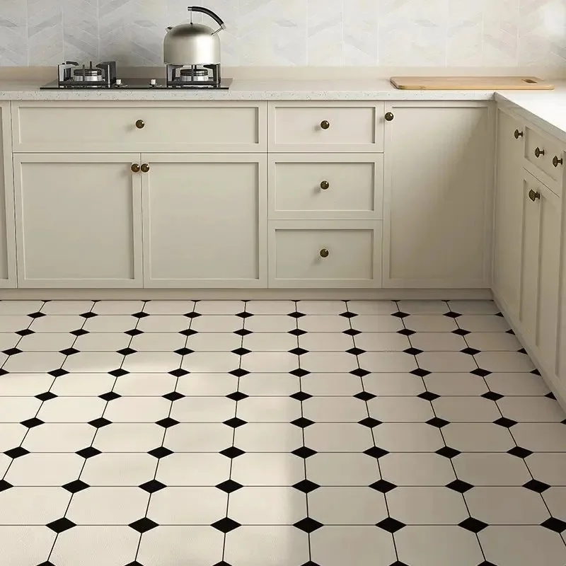 

Противообрастающий маслостойкий кухонный напольный коврик, скребный домашний водонепроницаемый коврик из ПВХ для балкона, ванной комнаты, плотный нескользящий Ковер, 러그 그