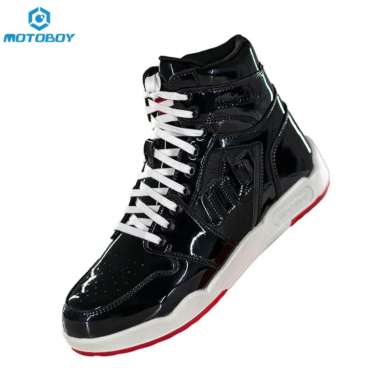 

Motoboy Motorcycle Riding Shoes for Men and Women Motorcycle Boots Racing Shoes Four Seasons Casual Anti-drop Knight Gear