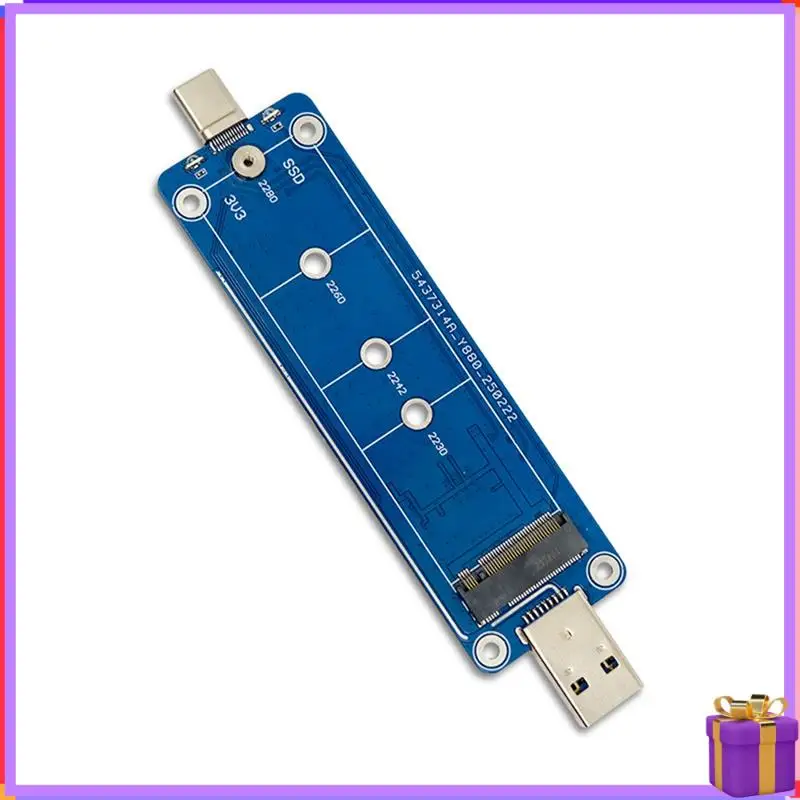 Advanced M2 SSD Adapter Nvme Enclosure M.2 To USB3.2 Case For NVME PCIE M Key SSD NVME To USB3.0/TYPE-C Converter