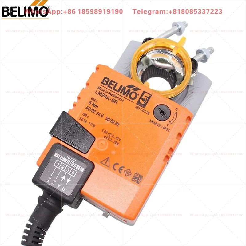 BELIMO LM24A-SR 5NM Damper actuator 2-10V Modulating for operating air control dampers in ventilation with position feedback