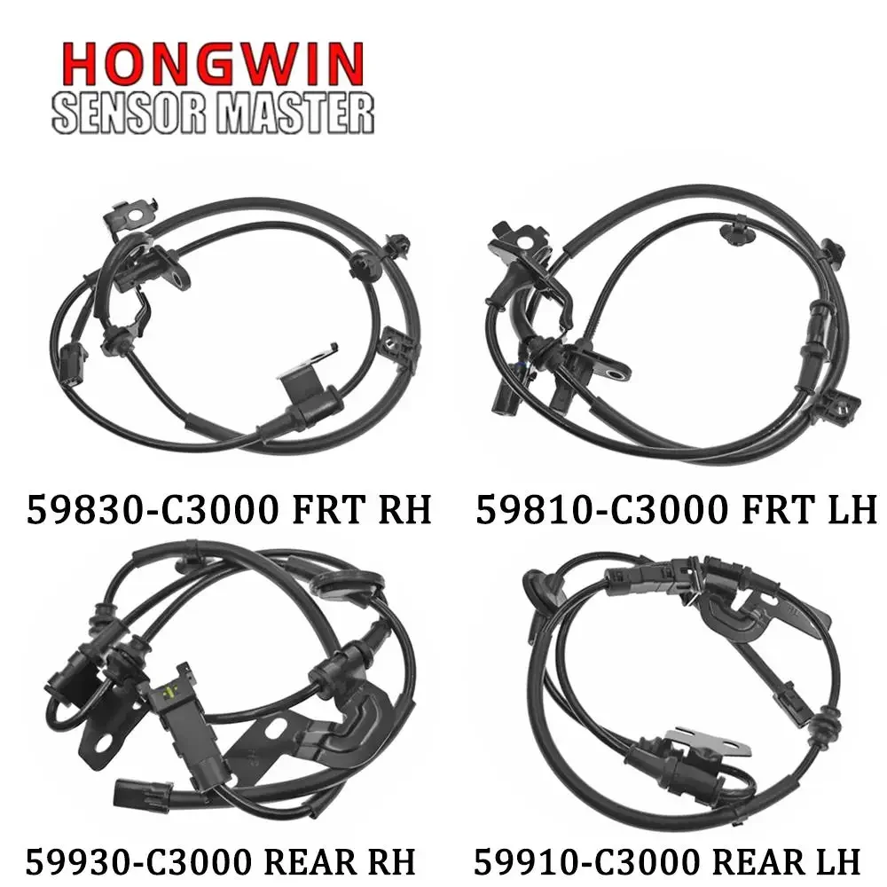 Front Rear ABS Wheel Speed Sensor 59810-C3000,59830-C3000,59910-C3000,59930-C3000 For Hyundai Sonata 2015-2019 1.6L 2.0L 2.4L L4