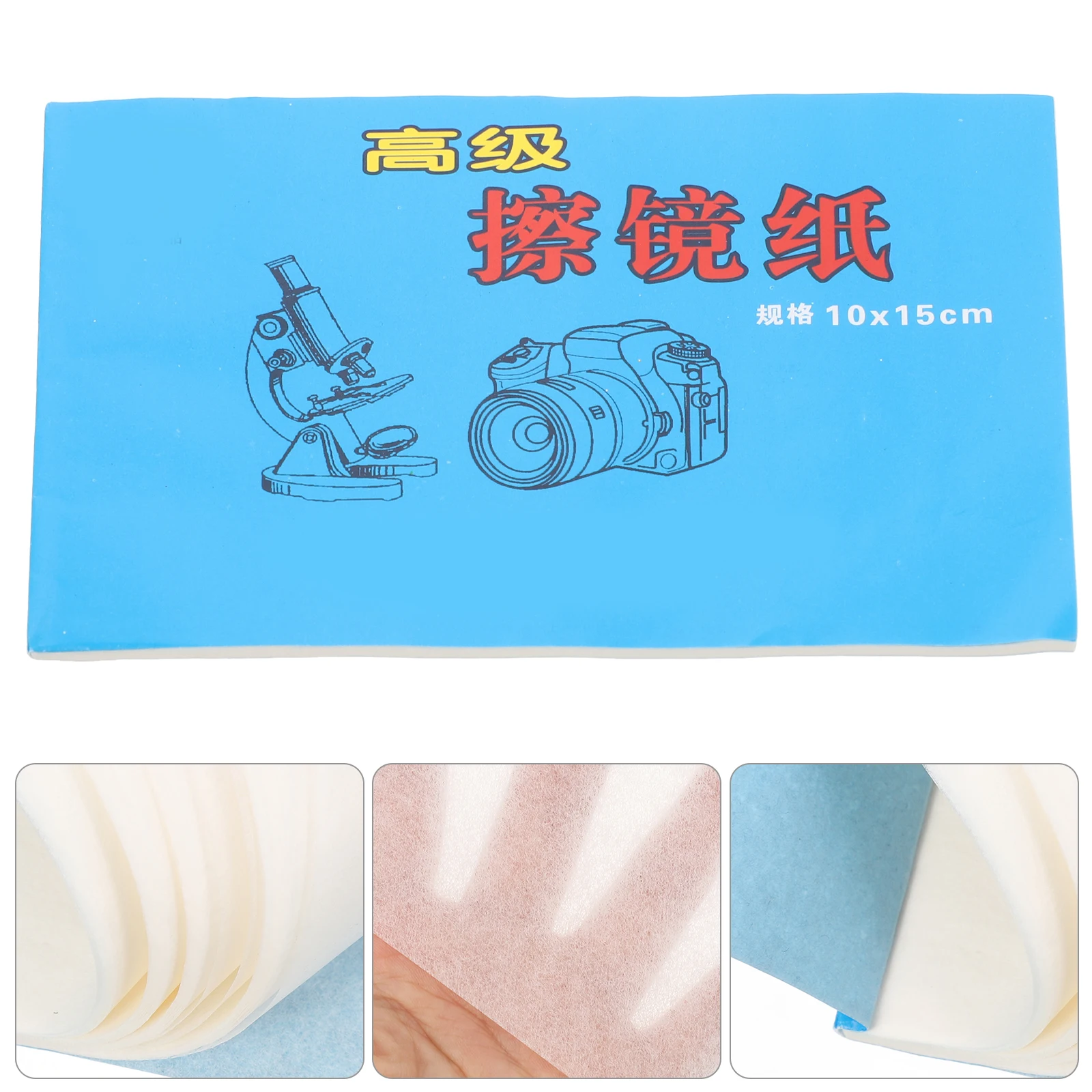 

200 PCS Microscope Lens Paper Cleaning Wipes Cleaner for Professional Tissue Screen