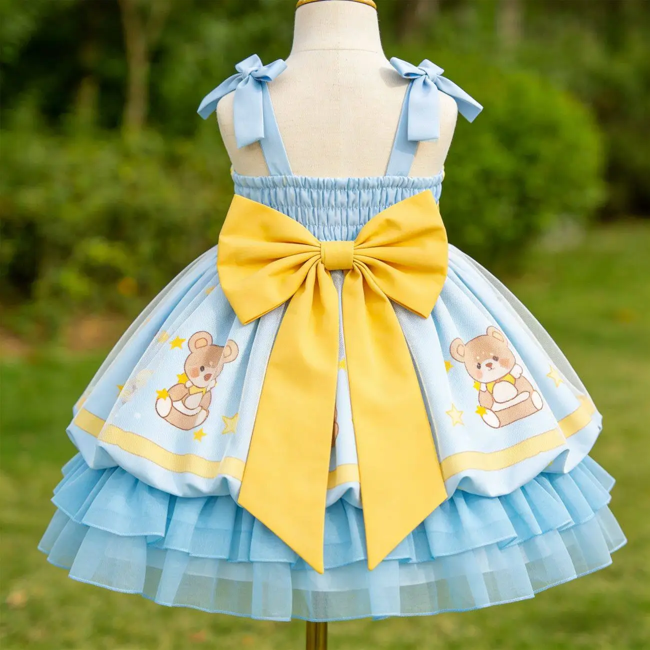 Mädchen Lolita Boutique Hochzeitskleid Baby Niedliches Cartoon-Prinzessinnen-Geburtstags-Tutu-Kleid Kinder Hochwertige Süße Lolita Baby-Mode – Detail 1