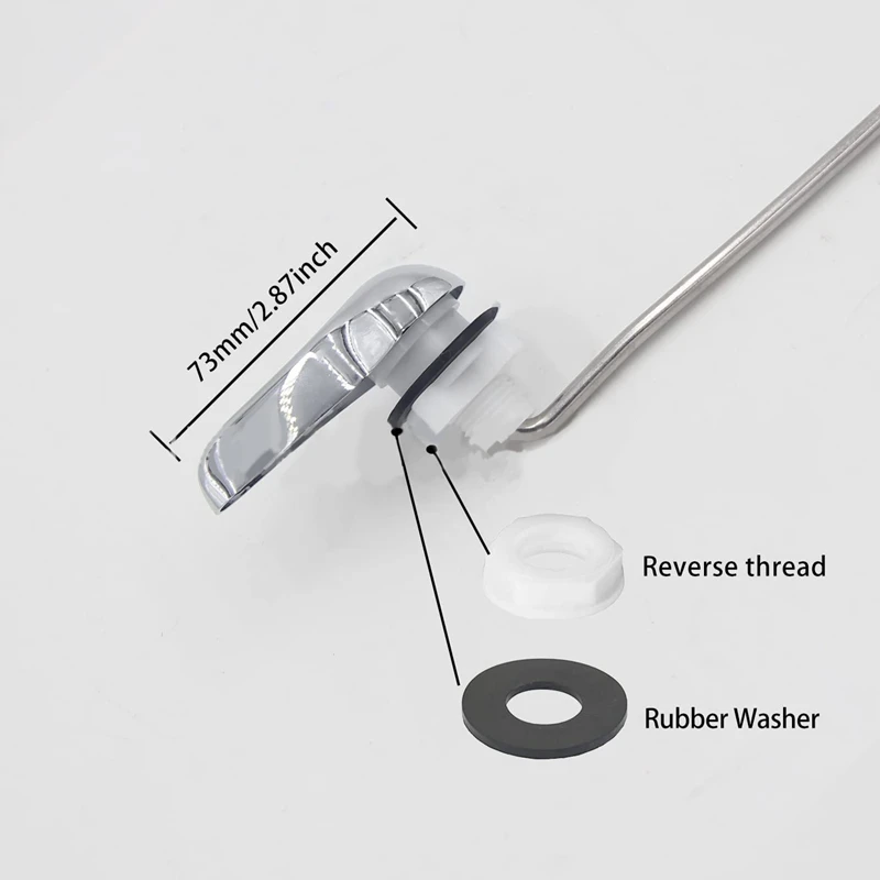 1 Piece Toilet Positive Wrench Alloy Head Toilet Tank As Shown Zinc Alloy Bathroom Toilet Flushing Accessories