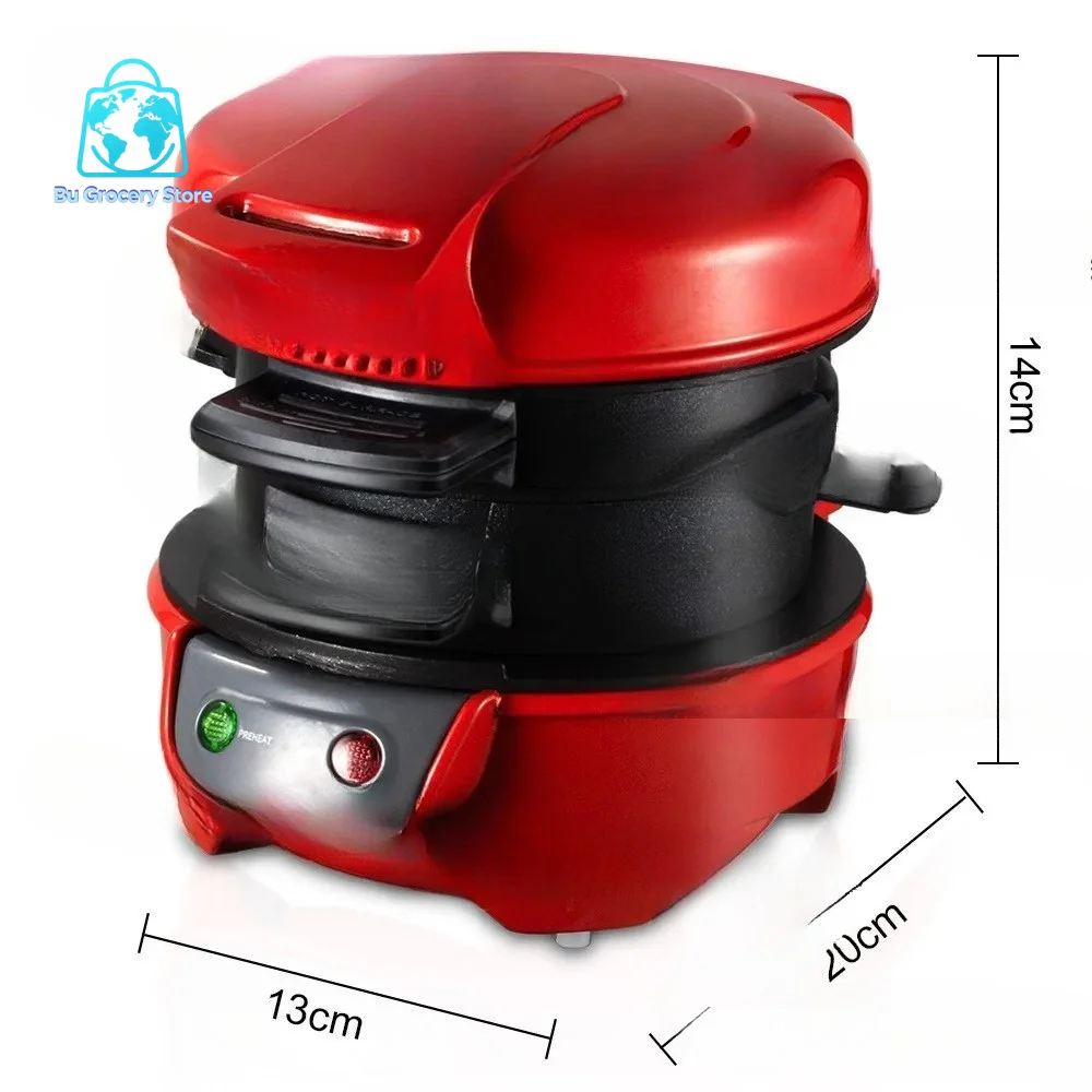 Multifunctional Burger Maker Grill Pan For Eggs Steak Sandwich Breakfast Cooker Electric Hot Plate