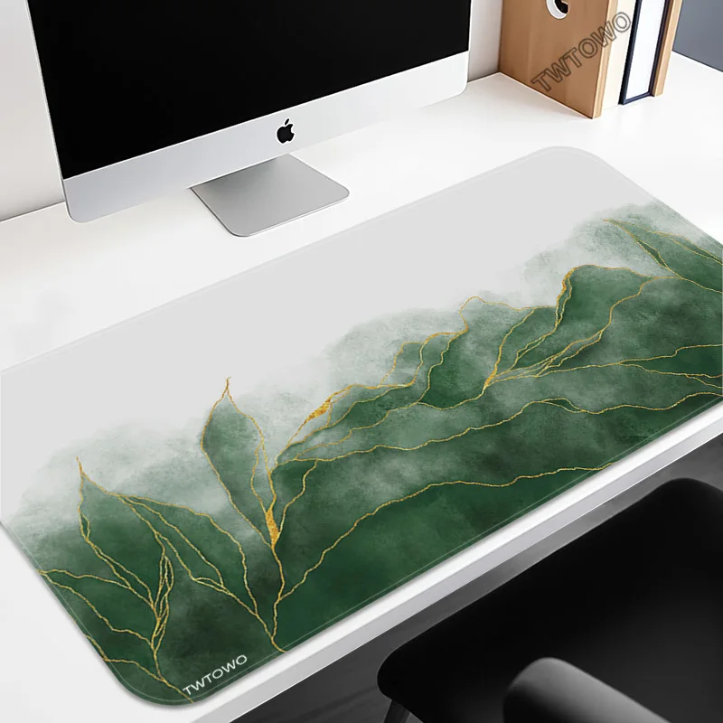Mouse Pad Leaves Gamer printon demand Custom Computer Large Mousepad XXL MousePads Office Natural Rubber Table Mat Mouse Mats