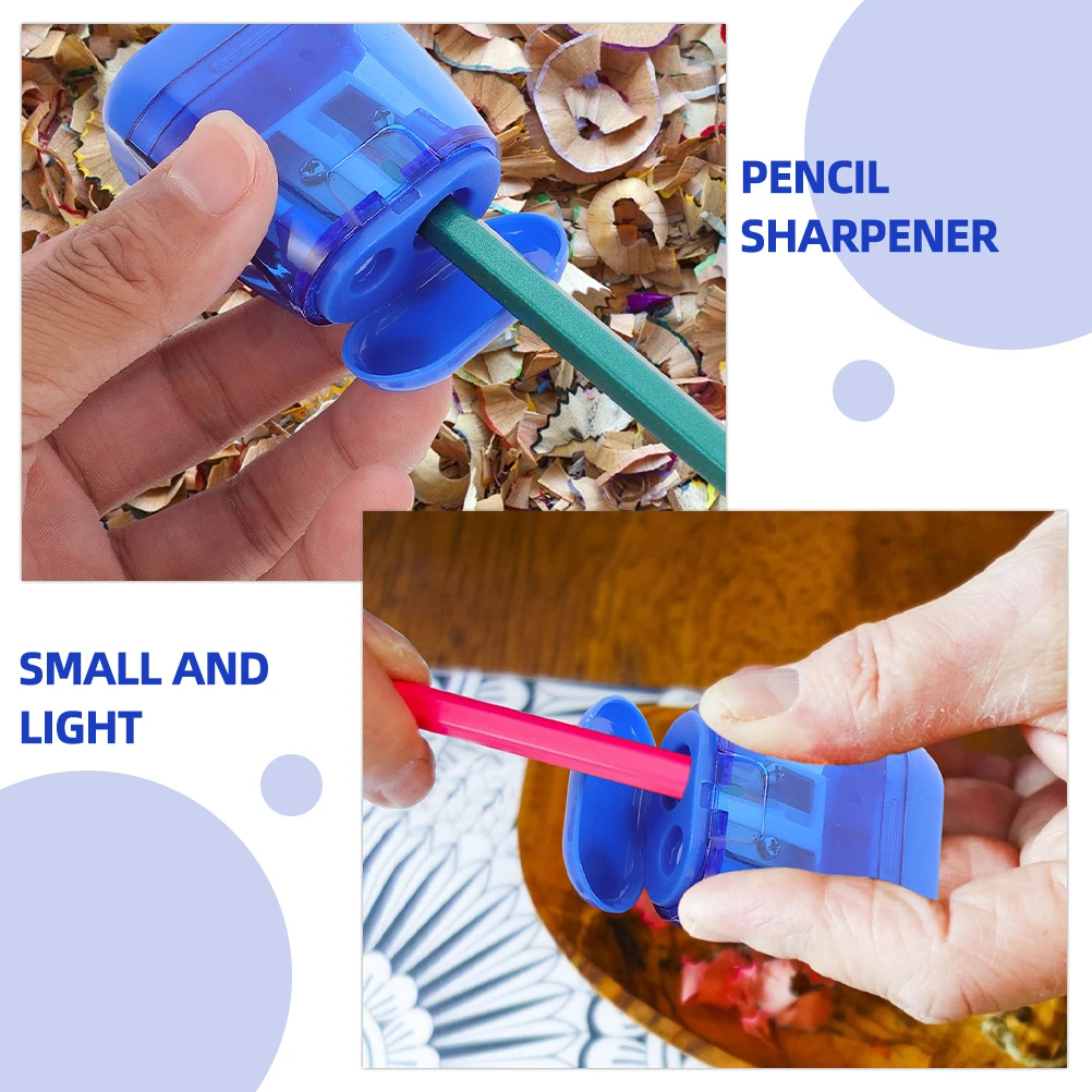 

8pcs Portable Hand Pencil Sharpeners Household Manual Sharpener For Students Artists Adjustable Thickness Smooth Surface