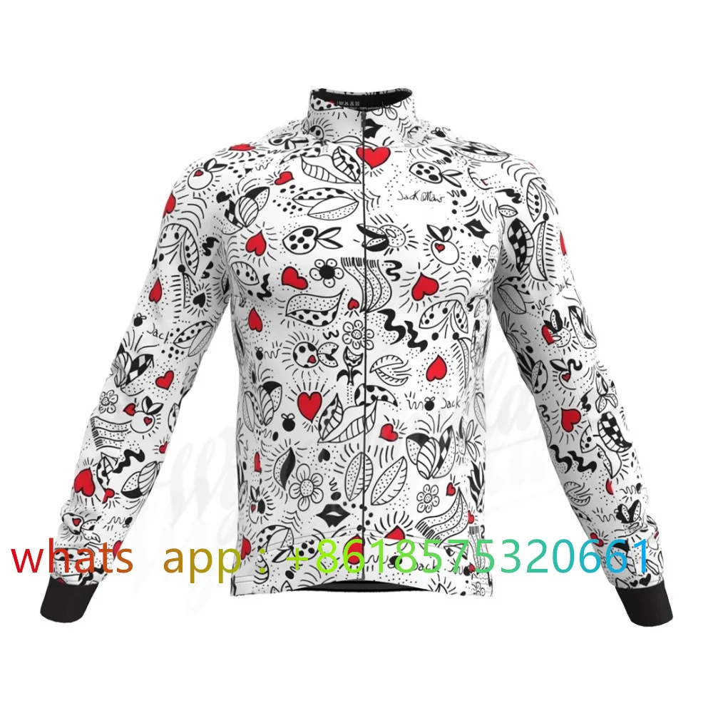 2023 Spring Autumn Men Long Sleeve Cycling Jersey Outdoor Bicycle MTB Thin Coat Road Bike Sports Clothing New Maillot Ciclismo