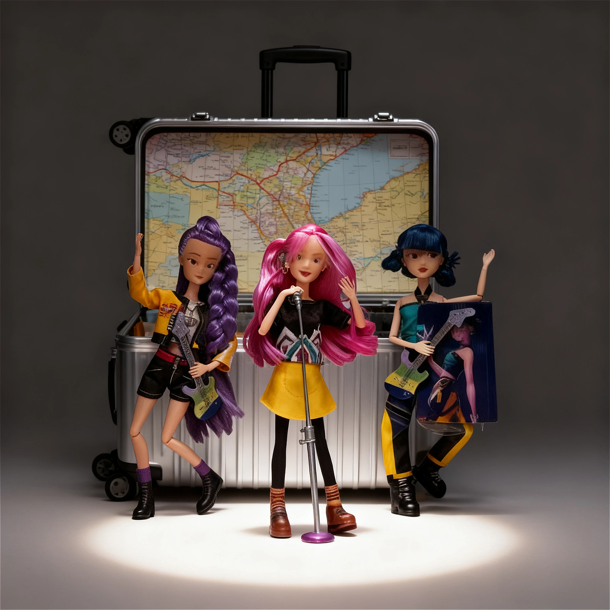 Derivado periférico, anime de dibujos animados KPOP cazador de diablos juguete de peluche Rumi Mila Zoe personaje monstruo caza grupo de niñas