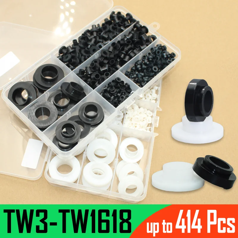 

up to 414p Screw Nylon Transistor Grain Spacer The Step T-Type Plastic Washer Insulation Cap PC Thread Protector T-shaped Gasket