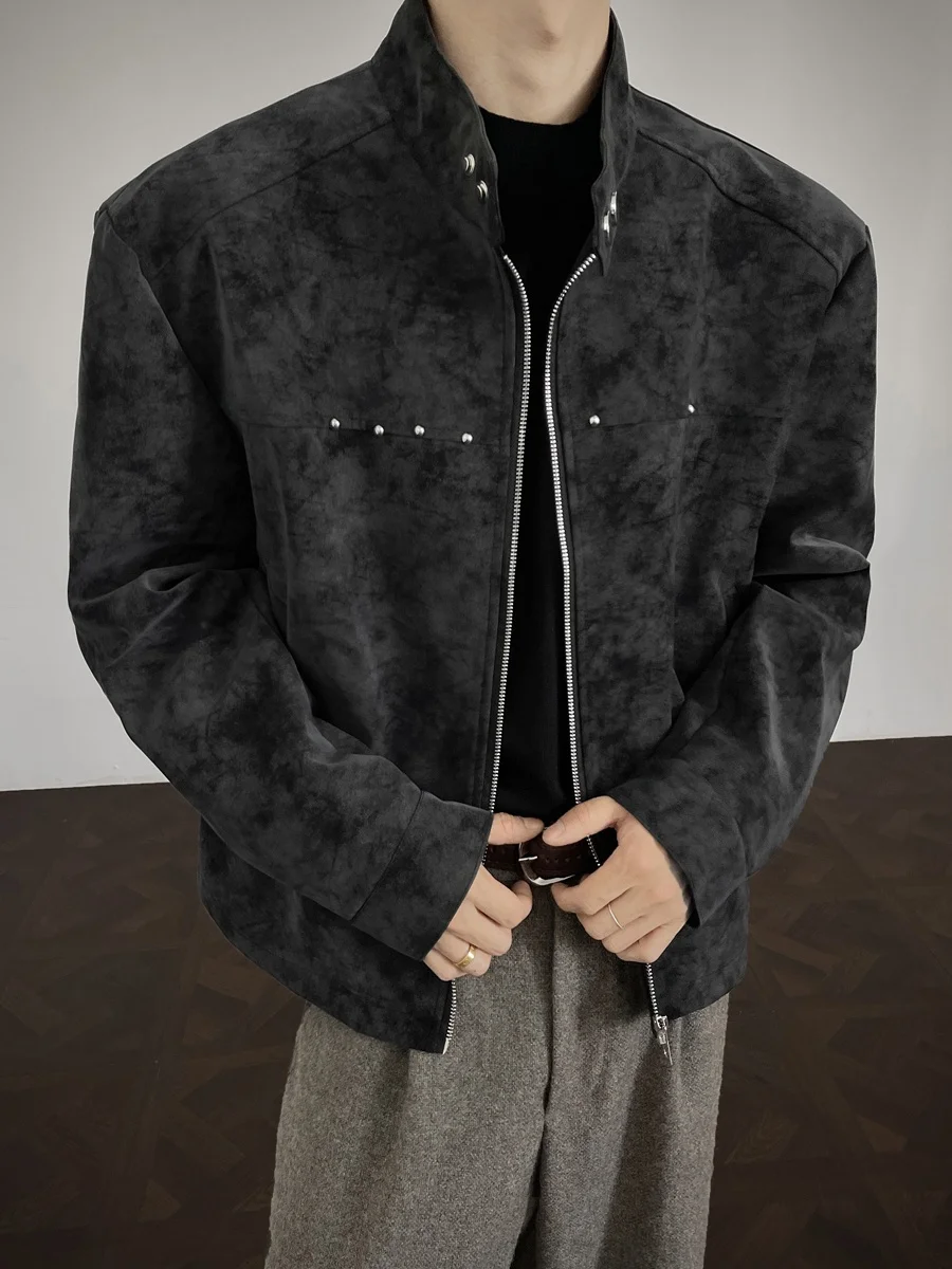 

Мужская повседневная куртка из искусственной кожи в американском стиле, осенне-зимняя, молодежная, ветрозащитная, на молнии