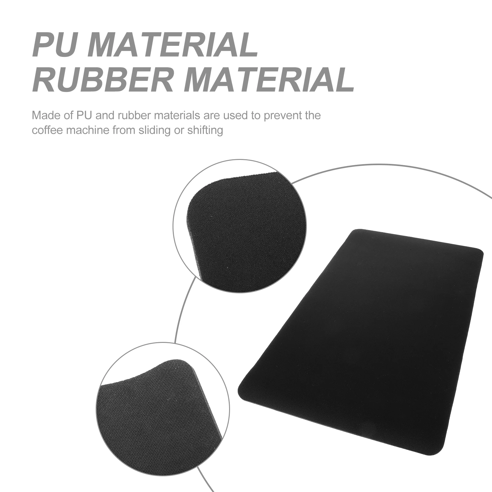 12x20in Coffee Machine Pad Absorbent Nonslip Kitchen Countertop Bar Mat Maker Easy Clean Protect Table Reduce Noise Vibration