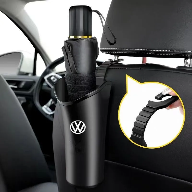 Multi-Functional Portable Car Umbrella Storage Bucket Tools For Volkswagen Golf Passat Beetle Jetta Touareg Bora B5 B6 Santana