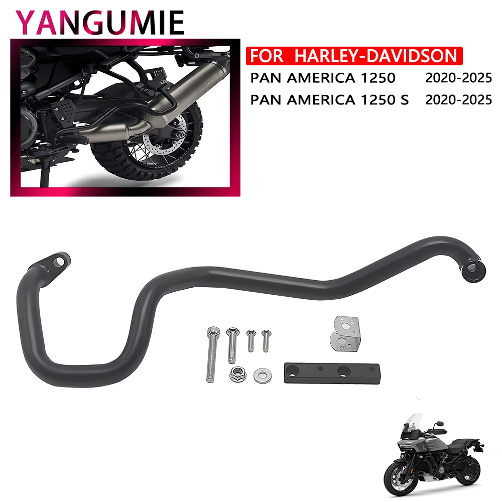 

Motorcycle Accessories Muffler Guard Frame Bumper PA 1250 S Muffler Guard For PAN AMERICA 1250 S PA 1250 S 2023 2024 2020-2025
