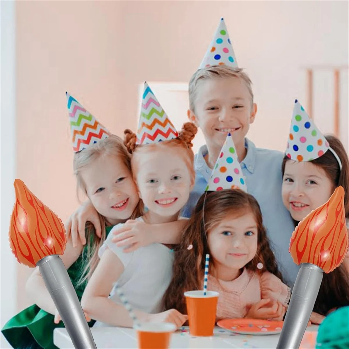 Giocattolo della fiamma - Giocattolo della fiamma della torcia gonfiabile, divertente giocattolo della torcia gonfiabile