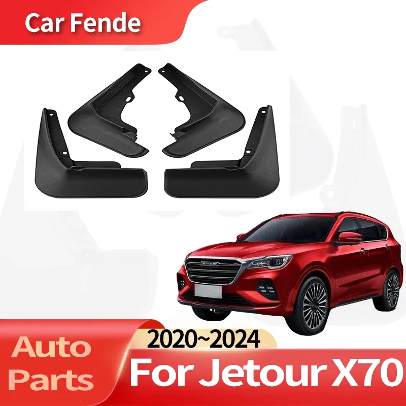 

Auto Accessories For Jetour X70 EV 2020~2024 Lining Car Fender Anti-sand Splash Mud Guard Skin Punch-free Installation Car Tools