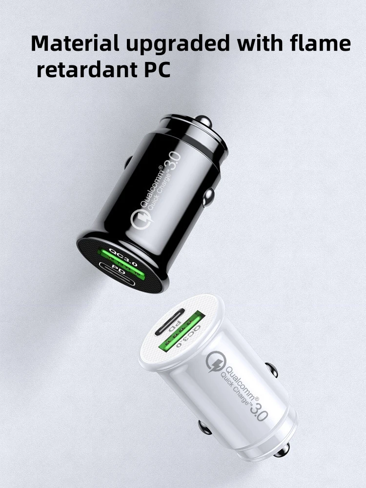 

20W Car Charger Type C Fast USB Charger Quick Charge4.0 USB Type C Fast Charging For iPhone 15 14 Huawei Samsung Xiaomi PD Charg