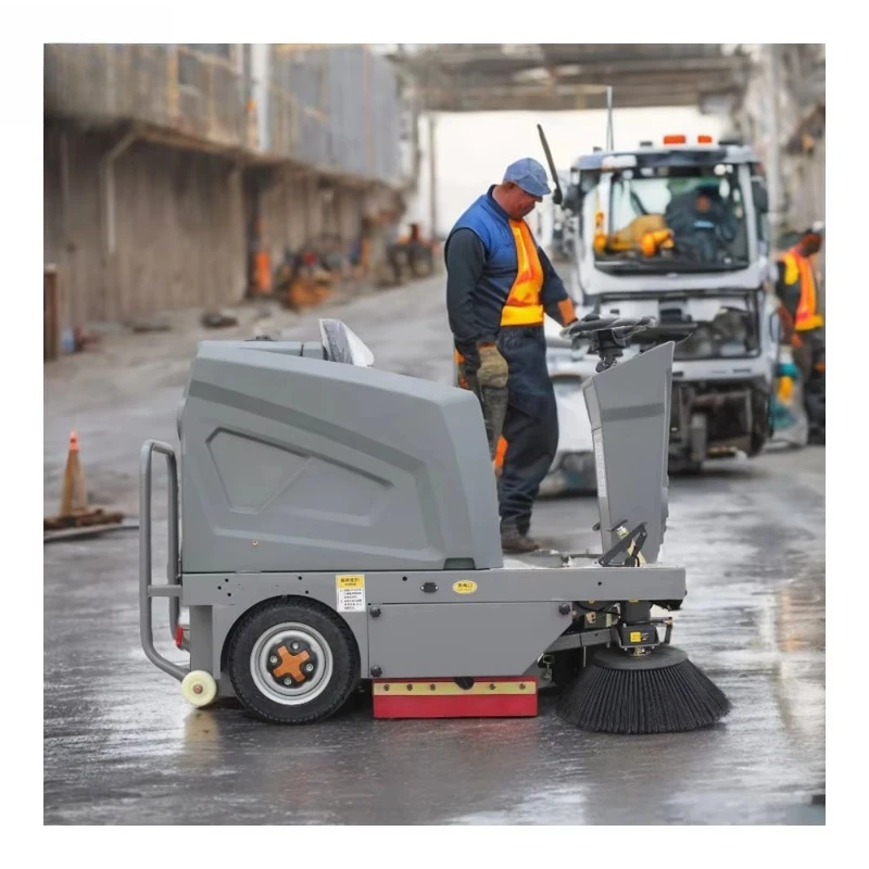 2-in-1 Outdoor Sweeper & Leaf Collector - Strong Suction Suitable for Sidewalk/Golf Course Maintenance