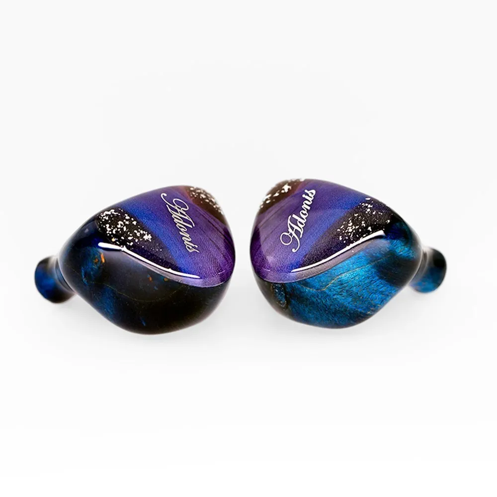 

QOA Adonis CNC Resin Wooden Shell In Ear Monitor 10mm DD+2BA Hybrid Driver Unit HIFI Earbud with Detach 2pin Cable DJ Stage IEM