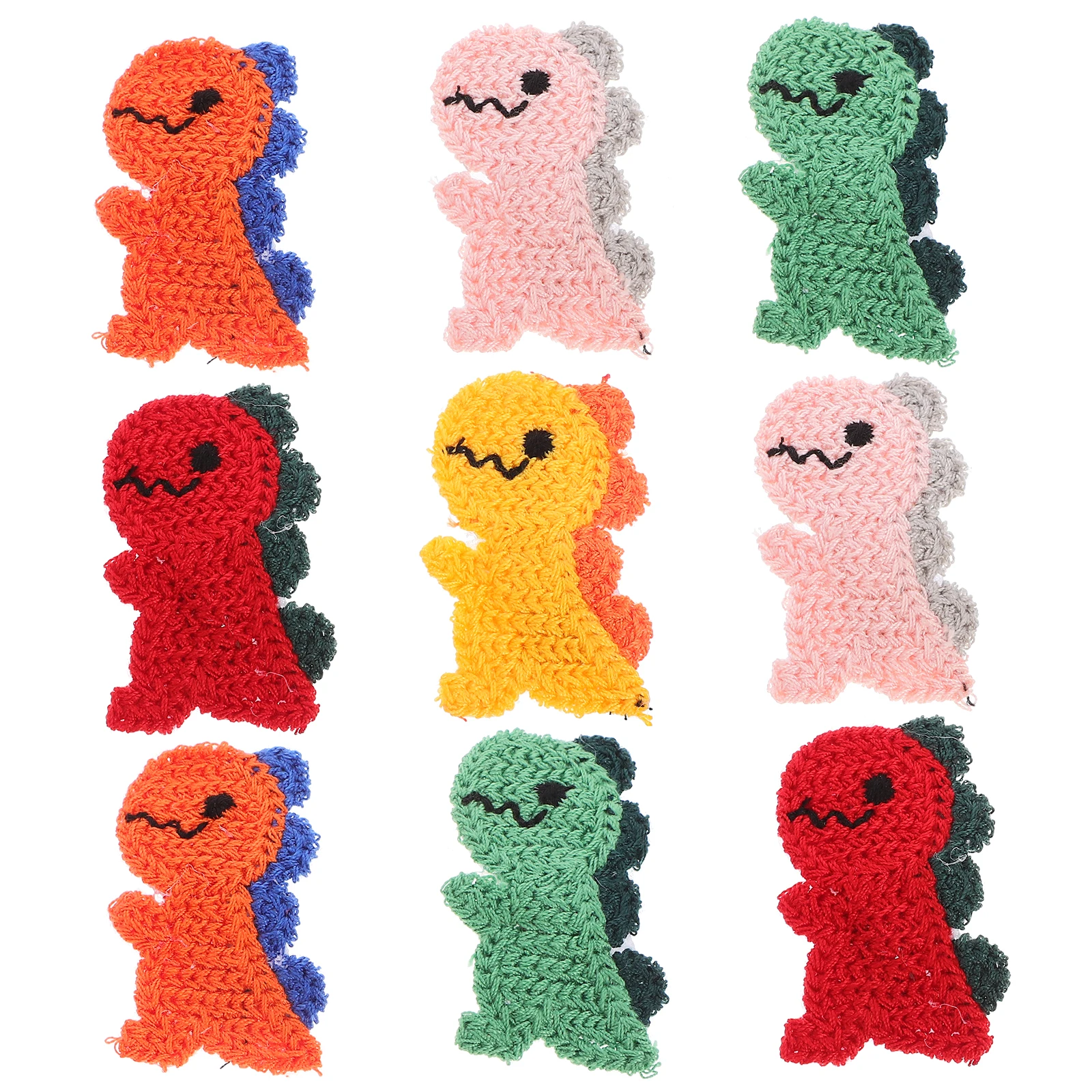 

10pcs Dinosaur Hairpin Woolen Comfortable Snap Clips Girls Lightweight Kids Barrettes Hair Accessories Teen Parties Birthday