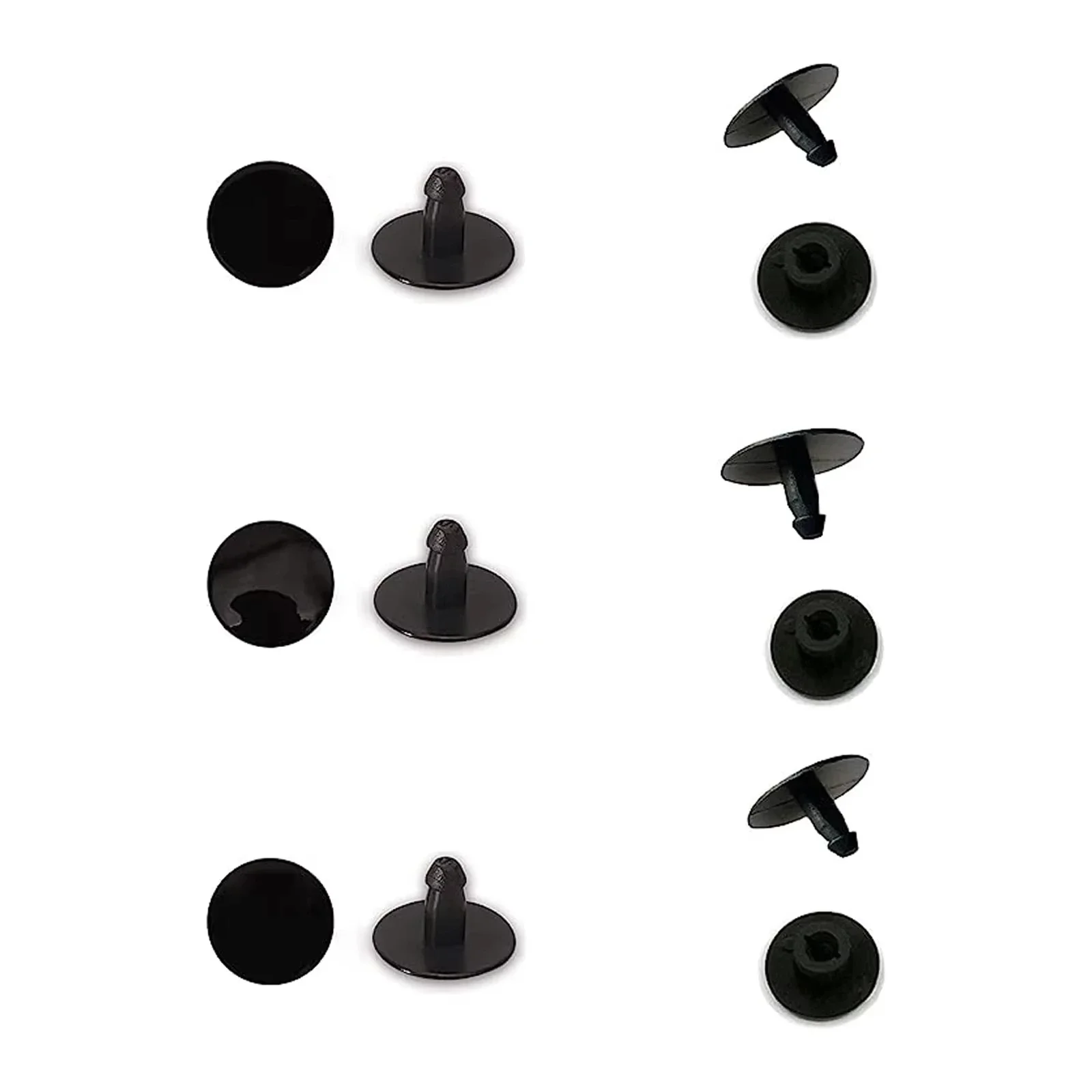 6 Sets Replacement Rivets 16mm Size Rivets Button Strap Compatible for Clog Beach Shoe Strap Repair