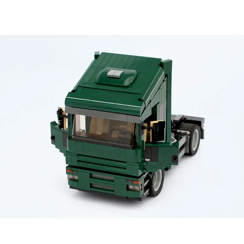 

MOC-30645Небольшой грузовой транспортный грузовик, строительный блок, модель 888 деталей MOC, креативный детский строительный блок на день рождения для мальчиков, игрушка в подарок