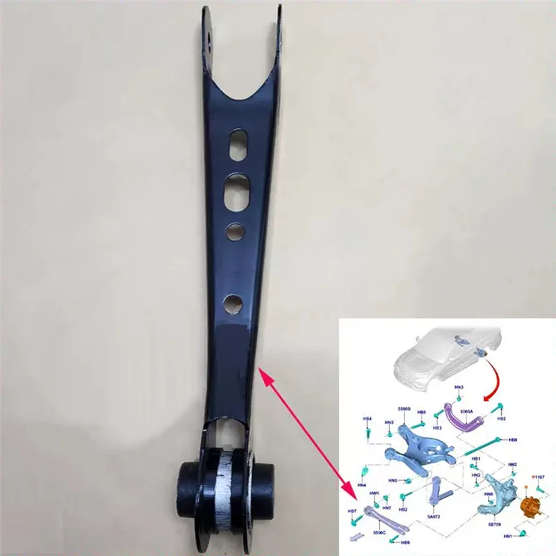 

For 2020 Ford Explorer Lower Rear Driver Toe Link Control Arm Replacement Part-LB5C5K968B1A-LB5C5K968BD-LB5Z5500E