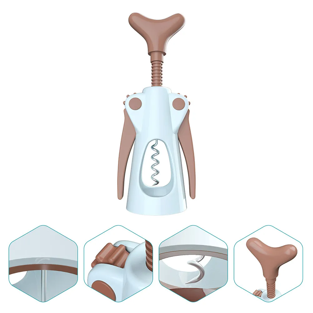 

Креативный штопор Creative Wing из нержавеющей стали с длинной ручкой из полипропилена для открывания винных бутылок, для дома, ресторана, вечеринки, банкета