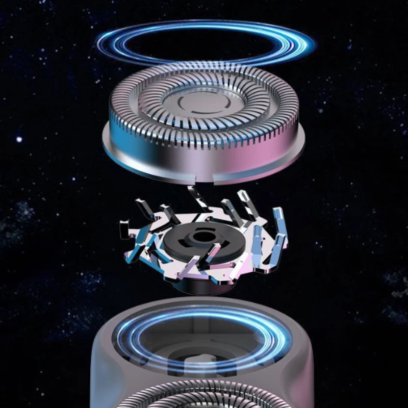 Youpin Lofan Sensor Pintar Alat Cukur Listrik untuk Pria Kering Basah USB Isi Ulang IPX7 Pencukur Tahan Air Pisau Apung Pemangkas Jenggot